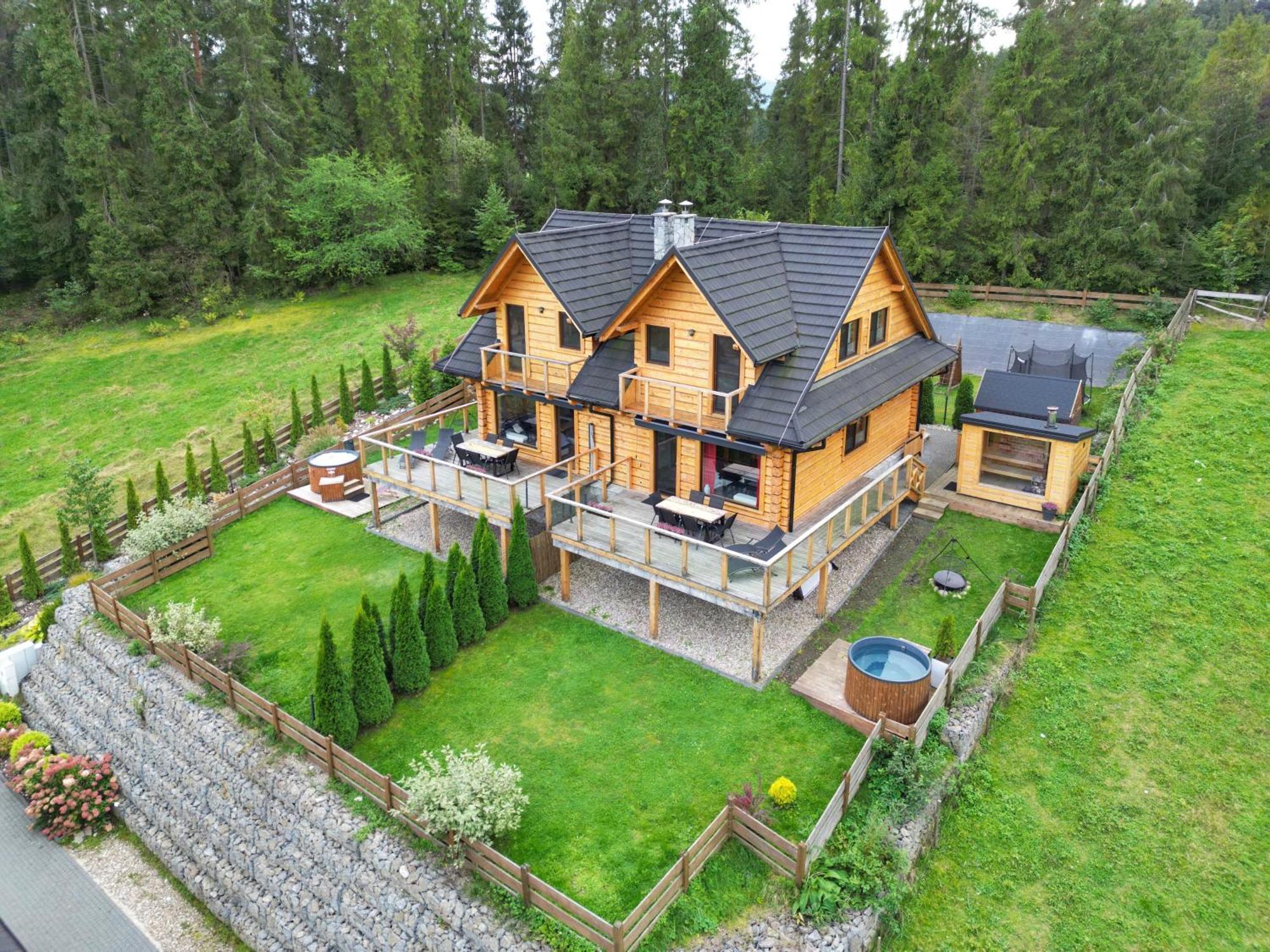 Lk Resort Lapsze Domy Z Prywatna Balia I Sauna Łapsze Niżne Екстериор снимка